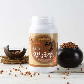 [청보마을] 동결건조 생청국장 백태환 (노란콩)300g HACCP인증/특허균주, 300g, 2개