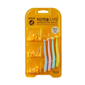 노브랜드 치간칫솔 0.4mm L-타입 30개입 / I-타입 50개입 중, L-타입 30개입 (엘-타입), 1개, 1mm