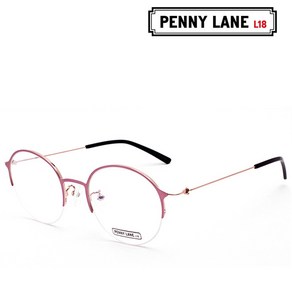 PENNY LANE 페니레인안경 Skinny-C3 반무테안경테 가벼운안경 동그란안경 면세점상품