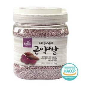 토종마을 자색고구마 곤약쌀, 1kg, 1개