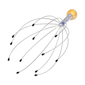 (핸디 두피마사지기-포장박스미포함) 머리 두피 지압 안마기 헤어 지압봉 브러쉬