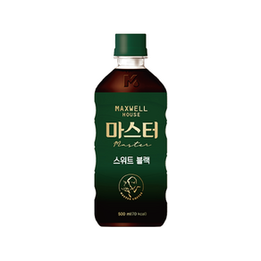 맥스웰하우스 마스터 스위트 블랙 PET, 카페인, 24개, 500ml