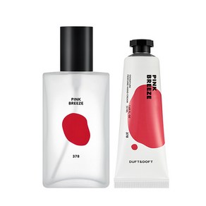 더프트앤도프트 핑크브리즈 바디 퍼퓸 바디미스트 80ml + 핑크브리즈 핸드크림 50ml, 1개