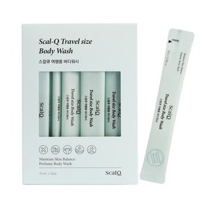 [온가족사용]스칼큐 친환경 여행용 약산성 일회용 바디워시 10ml 20개입, 20개