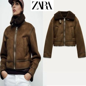 자라 여성 무스탕 레트로 리버시블 ZARA