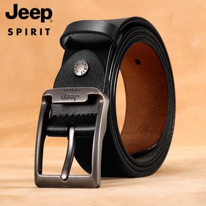 JEEPSPIRIT 정품 남성용 가죽 자동 버클 벨트 OM18CD996BT0345