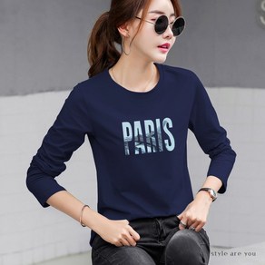 [오늘발송] 스타일아유 여성용 PARIS 레터링티셔츠[PXA6TS043A]