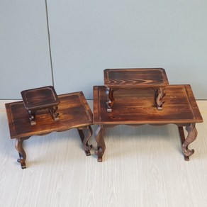 직사각 개다리소반 백일상 찻상, 직사각 1호(가로 30cm * 세로 15cm), 1개