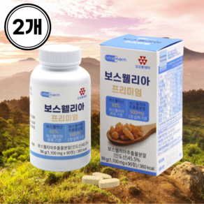 프리미엄 인도 보스웰리아 추출물 HACCP 인증 정제 정 알약 상어연골 초록입홍합 고농축 원물 보스웰릭산 분말 가루 65% 고함량 AKBA KBA 효능 추천 bosewellia, 2개, 90정