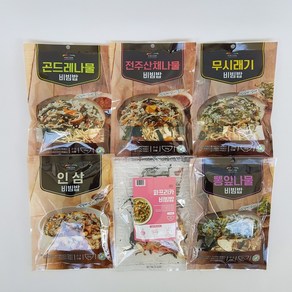 바로cook 간편식 건나물 자취요리 비빔나물 곤드레나물 7종