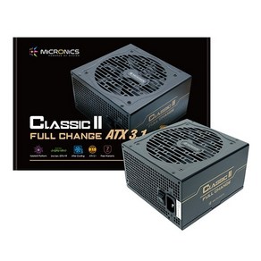 [마이크로닉스] Classic II 풀체인지 600W 80PLUS BRONZE 230V EU (ATX/600W) ATX3.1 벌크형