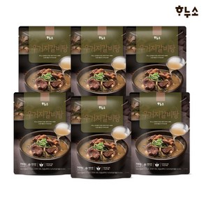 하누소 우거지갈비탕 700g, 6개