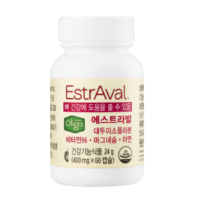 멜라루카 에스트라발 대두이소플라본 400mg 갱년기여성 뼈건강, 1개