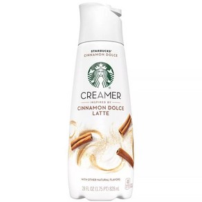 [미국직배송]스타벅스Stabucks 시나몬 돌체 크리머 828mlx Stabucks Cinnamon Dolce Ceame 28 fl oz, 1개, 828ml, 1개입