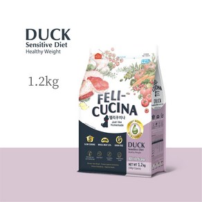 펠리쿠치나 반습식사료 오리 1.2kg (100g*12pack), 100g, 1개