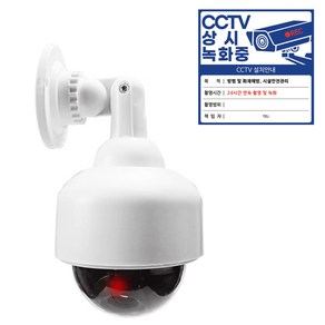 다감컴퍼니 모형 CCTV 가짜 CCTV 최고급형 방수 스피드돔 야외카메라, 화이트, 1개