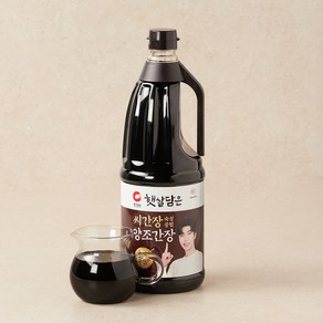 [브랜드정품] 청정원 씨간장숙성 양조간장 1.7L 프리미엄 신선조리용, [브랜드정품] 청정원 씨간장숙성 양조간장 1.7L 프리, 1개