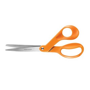 Fiskas Oiginal Oange Handled Scissos 8 Inch, 1개