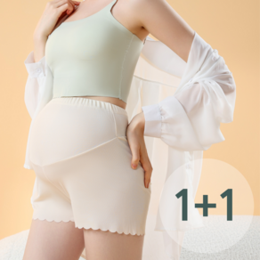 1lliMilli 임산부 여름 속바지 1+1 허리크기 조절