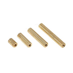 M2 너트형 지지대 PCB 황동 서포트 원형 지지대(10ea), M2×20mm 10Pcs, 10개