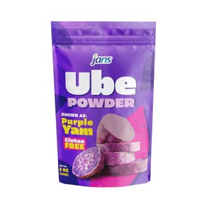 Jans - Natual Ube (Puple Yam) Powde - 5 oz Jans - 천연 우베(보라색 고구마) 분말 - 5온스, 1개, 141g