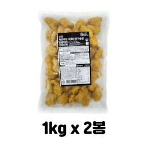 상신 닭가슴살 순살 치킨가라아게 1kg, 2개