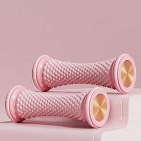 발바닥 마사지 롤러 발바닥지압기 롤러 뉴타임즈, 2개, 핑크