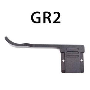 RICOH GR3 GR2 GRIII GRII 카메라 핫슈 어댑터 그립 알루미늄 용 엄지 손가락 그립, 4) GR2 (Black), 1개