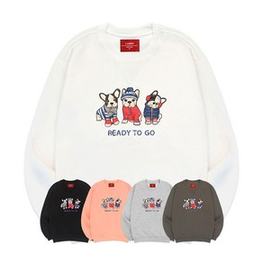 엘라모 3M 레디퍼피 맨투맨 남녀공용 빅사이즈 S~4XL