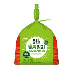 생산직송 풀무원 톡톡김치 전라도식 포기배추김치 10kg