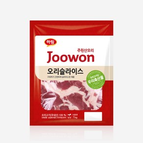 하림 주원산오리 오리 슬라이스 생오리, 1개, 1kg