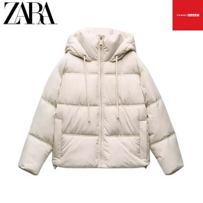 ZARA 자라 숏 패딩 여성 다운 재킷 후드 점퍼