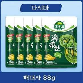 (신영중국식품) 다시마 무침 산초맛 지샹쥐 해대사 중국식품 해초 매운맛, 6개, 88g