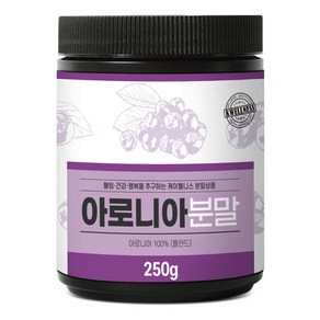 더참된 동결건조 아로니아분말, 3개, 250g