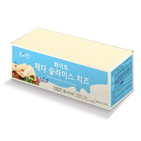 동원 소와나무 화이트 체다 슬라이스 치즈 1.8kg 100매 대용량, 1개