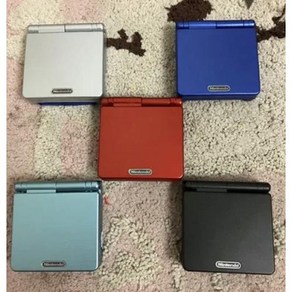 오리지널 리퍼브 GBA GBA SP 핸드헬드 레트로 게임 콘솔 iPS 백라이트 LCD 모드 콘솔, 1개, 4) 1PCS  NO Backlit LCD