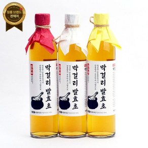 초마루자연발효 막걸리 발효초 3년 숙성 막걸리식초 (500ml) 천연발효초, 1개, 500ml