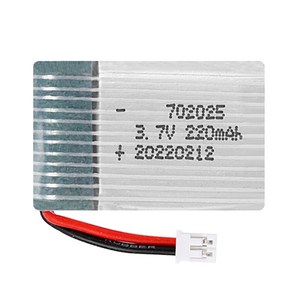 드론배터리모음, 03. (H36) 3.7v 220mah(1.85), 1개