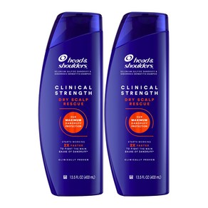 [당일출고] 헤드앤숄더 클리니컬 스트렝스 비듬 건성 두피 샴푸 400ml (주황) 1+1 2개세트, 2개