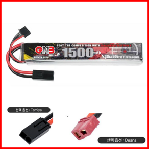 Lipo 배터리 11.1v 1500MAH 3S 30C/60C 미니타미야 / 딘스, 1개