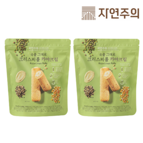 자연주의 곡물 그대로 크리스피롤 카야크림 150g, 2개