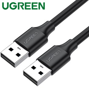 유그린 양쪽 USB 2.0 A타입 A to A 케이블, 2m, 1개