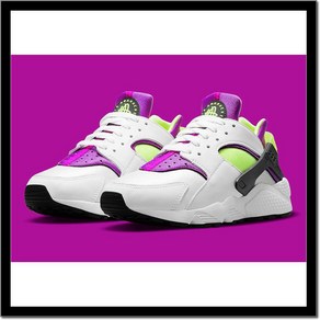 나이키 에어 오리지널 퍼플화이트 운동화 신발 Nike Ai Huaache Run Oeo Oiginal Puple White Shoes