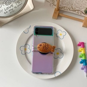 떨샵 뽀글이 인형 털 스마트톡 커플템 강아지 캐릭터 폰거치대 디디톡, 폭신붕어빵, 1개