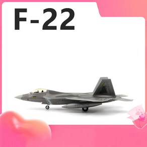 미 공군 F-22 랩터 스텔스 전투기 F22 1:100, 18.9*13.6*5.1cm, 1개