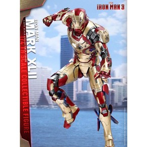 무비피규어)국내 당일발송 핫토이 아이언맨3 마크42 쿼터 일반버전 피규어(45cm)hottoys ionman mak42 figue, 1개