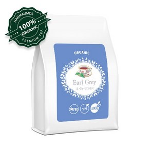 아레스 얼그레이 잎차 100g 유기농, 1개, 1개입