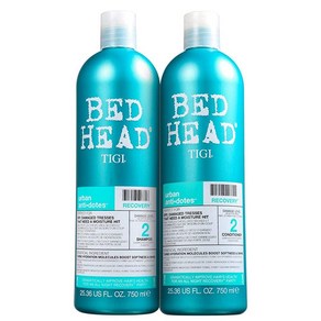 TIGI 베드 헤드 어반 안티 도트 PFZoVz 회복 샴푸 & 컨디셔너 듀오 손상 레벨 2 750ml(25.4온스) 2개, 750ml