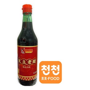 [천천중국식품] 중국수입 흑식초 천립천추 480ml 천추, 1개