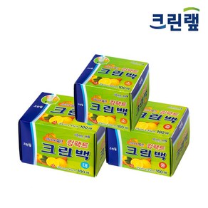 크린랲 컴팩트 크린백 100매 소+중+대, 1세트